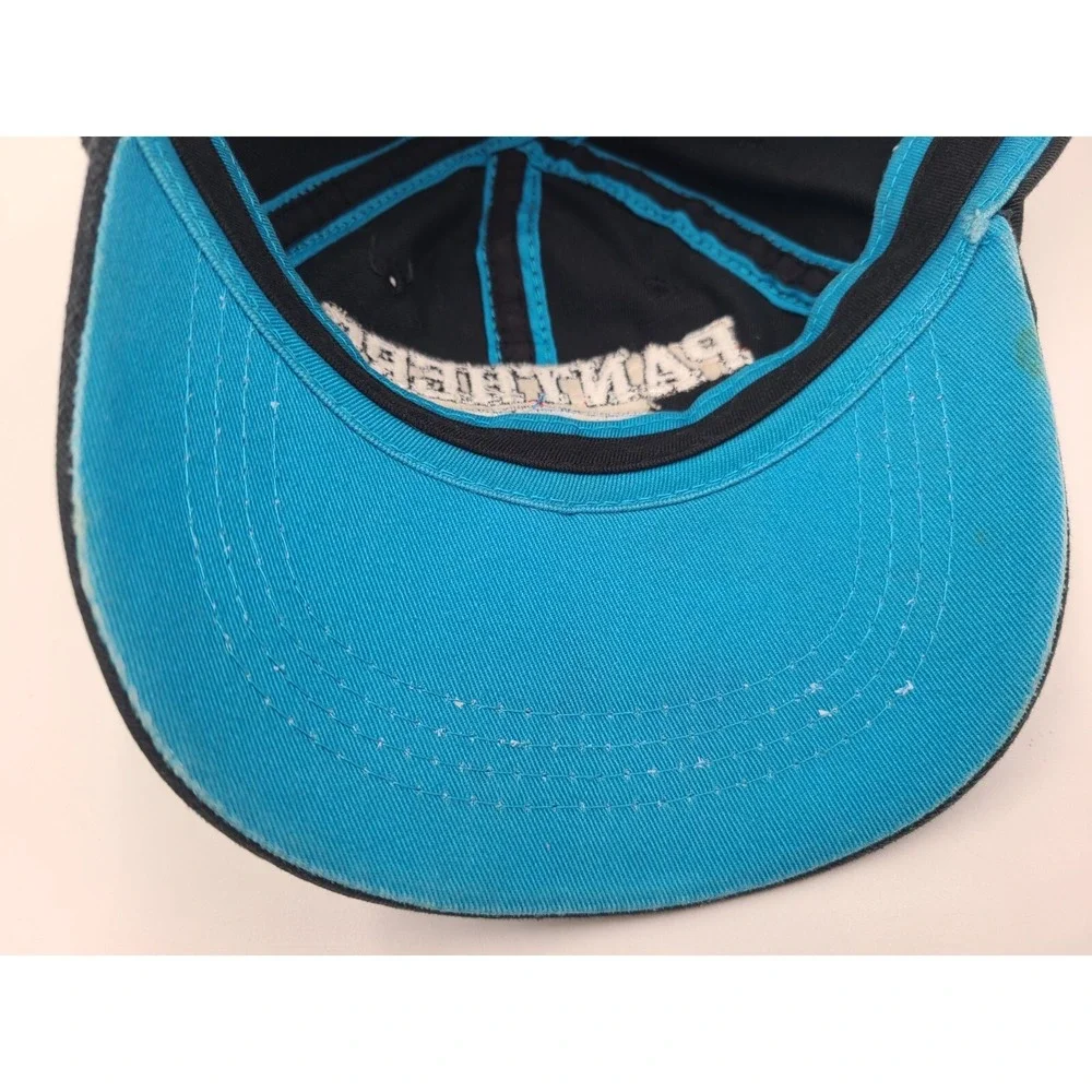Youth Carolina Panthers Reebok Strapback Adjustable Hat Cap NFL‎ Football Black